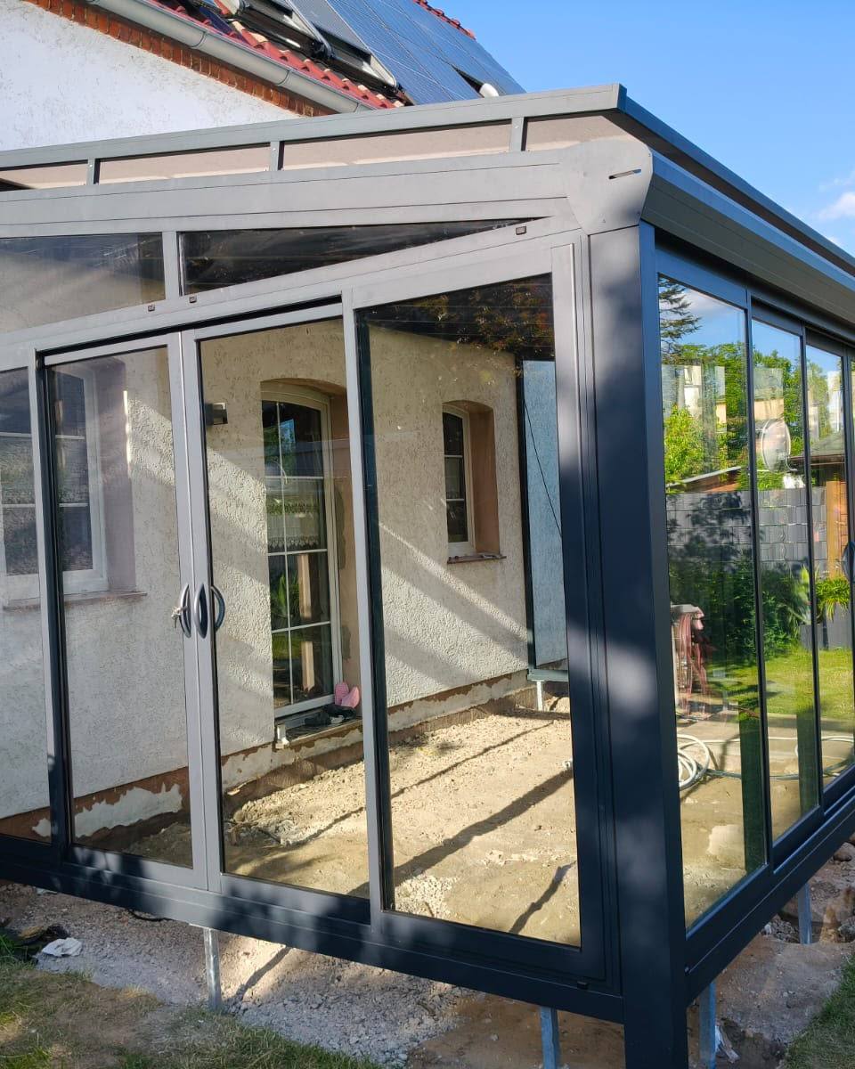 Zadaszenie tarasu Topstyle przy ścianie domu w Fürstenwalde: zdjęcie 4