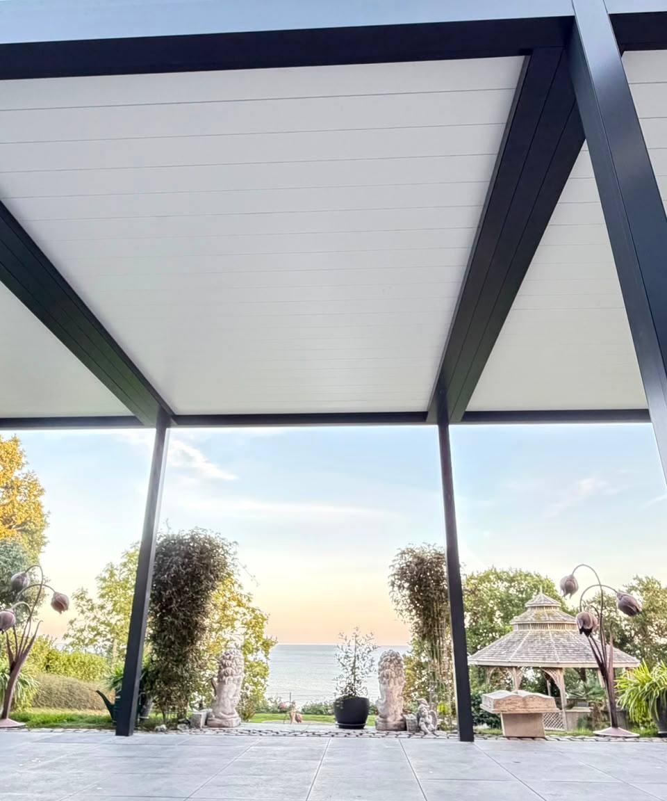Pergola lamelowa z trzech modułów w Sassnitz: zdjęcie 5