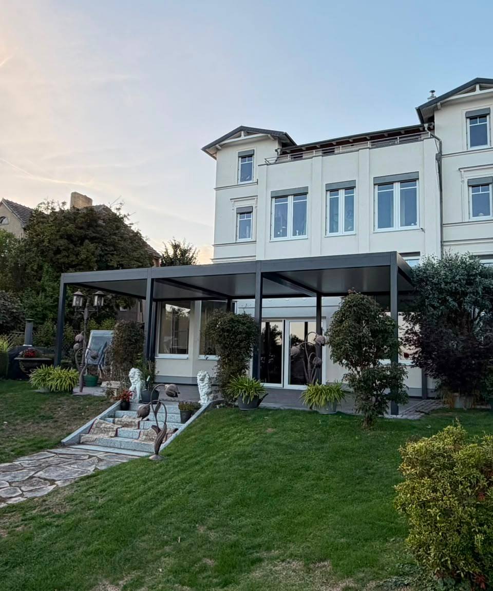 Pergola lamelowa z trzech modułów w Sassnitz: zdjęcie 7