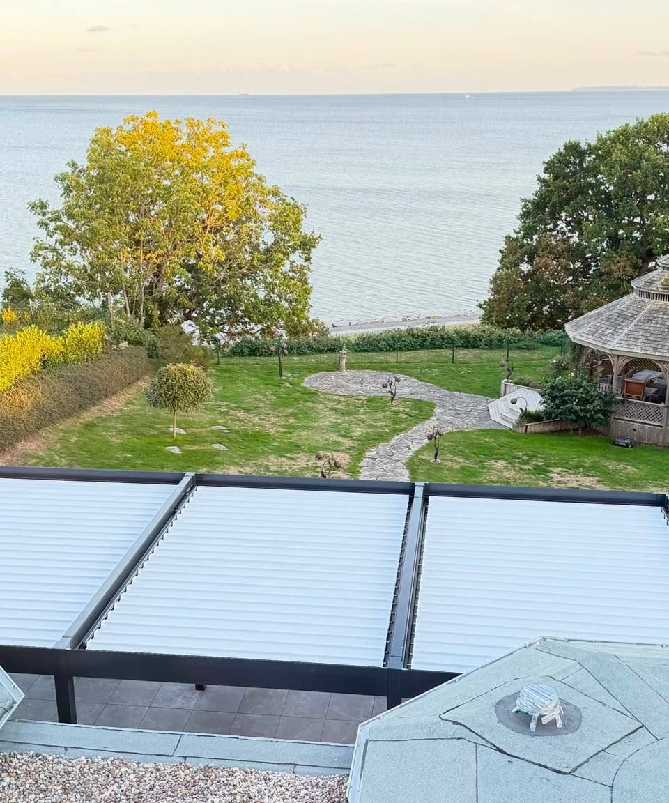 Pergola lamelowa z trzech modułów w Sassnitz: zdjęcie 8