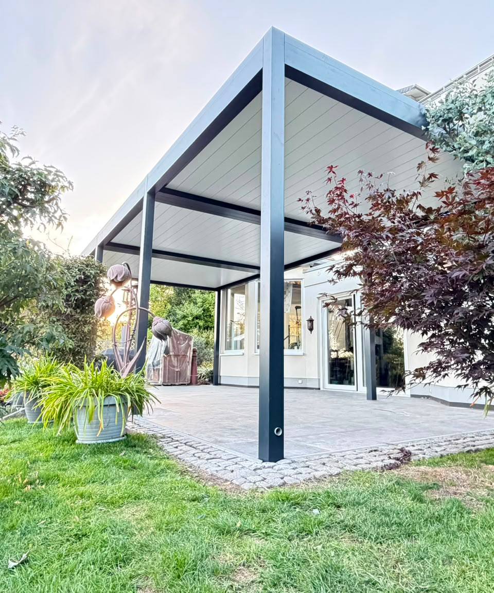 Pergola lamelowa z trzech modułów w Sassnitz: zdjęcie 6