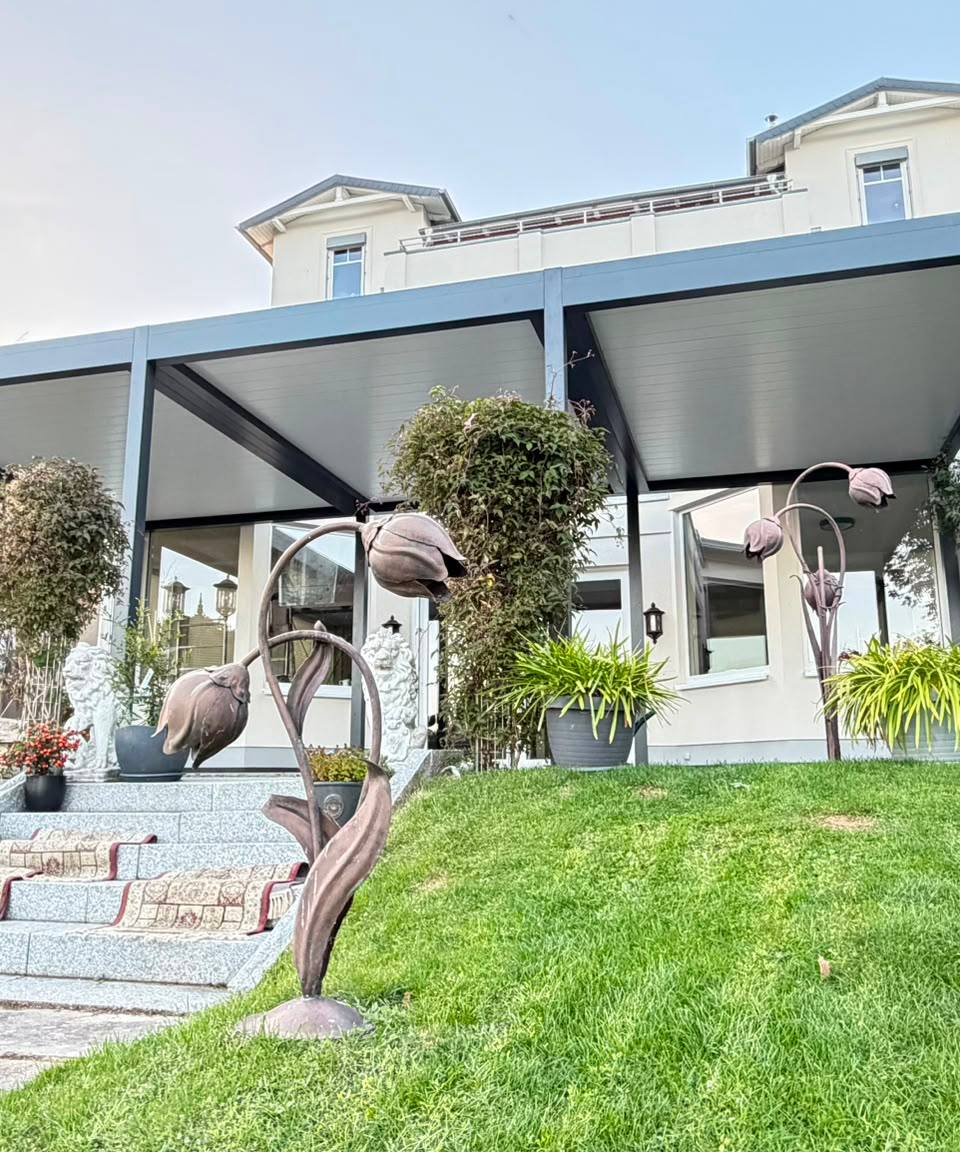 Pergola lamelowa z trzech modułów w Sassnitz: zdjęcie 4